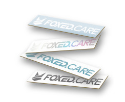FoxedCare Autoaufkleber | versch. Größen und...