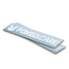 FoxedCare Autoaufkleber | versch. Gr&ouml;&szlig;en und Farben Gro&szlig; 44,5 x 5,0 cm Wei&szlig;